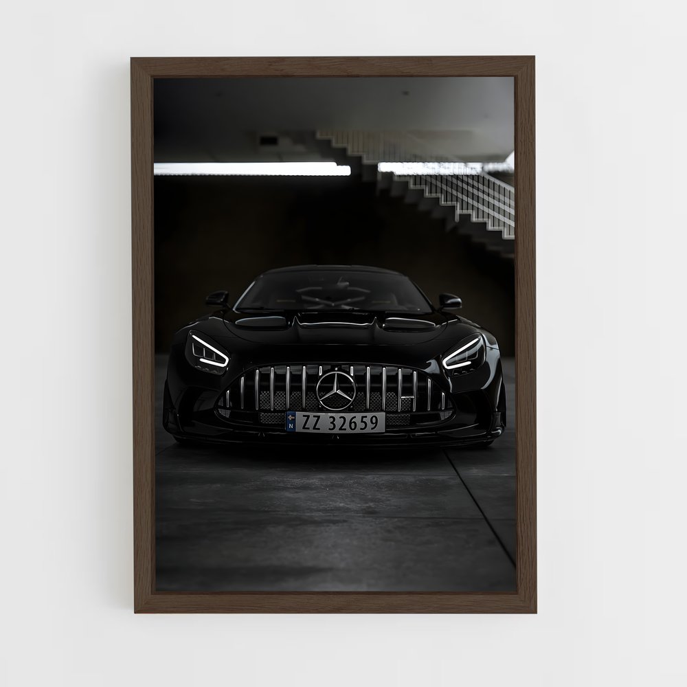 Poster Amg gt black series élégant – affiche Mercedes (vue 5)